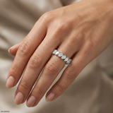 Alterna Flare Pear Diamond Ring Platinum 950