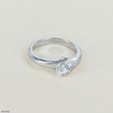 1 Carat Marquise Solitaire Diamond Ring 14K White Gold