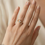 Kylo Frame Solitaire Diamond Ring 9K White Gold