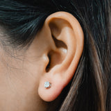 0.50 Carat Solitaire 3 In 1 Detachable Earrings 14K Yellow Gold