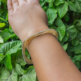 Orthogonal Diamond Bangle 14K Rose Gold