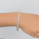 Sparkle Secrets Bangle 9K Rose Gold