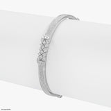 Aurora Spark Diamond Bangle 14K Yellow Gold