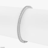 Infinity Shine Diamond Bangle 14K White Gold