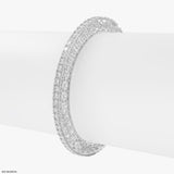 10 Cent Round Regalia Diamond Bangle 14K Yellow Gold