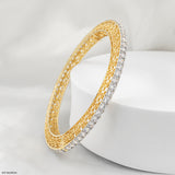 10 Cent Round Regalia Diamond Bangle 14K Yellow Gold