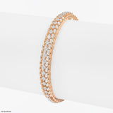 Starlight Diamond Bangle 14K Rose Gold