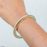 4 Cent Single Line Glistan Diamond Bangle 14K Rose Gold