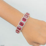 Majestique Diamond Bangle 14K Rose Gold