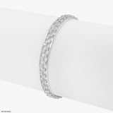 Timeless Trace Diamond Bangle 14K White Gold
