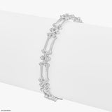 Diamond Bangle Bliss 18K White Gold