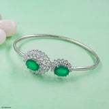 Flaming Diamond Bracelets 9K White Gold