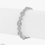 Eternity Diamond Bracelets 14K White Gold