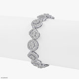 Classic Diamond Tennis Bracelets 18K Yellow Gold