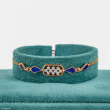 0.15 Carat Dainty Charming Lab Diamond Bracelet 14K Rose Gold