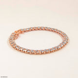 Gorgeous Diamond Tennis Bracelets 9K Rose Gold