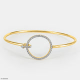 Circle of Life Diamond Bracelets 9K White Gold