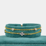Twin Bloom Diamond Bracelets 18K Rose Gold
