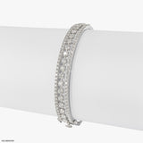 Indo Western Diamond Bracelets 14K White Gold