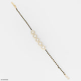 0.30 Carat Blessed Bond Solitaire Mangalsutra Bracelet 14K White Gold