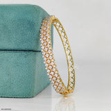 Half Eternity Diamond Bracelets 14K Yellow Gold