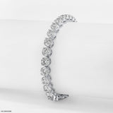 0.30 Carat Tulip Diamond Tennis Bracelet 14K Rose Gold