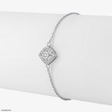 0.25 Carat Abstract Beauty Lab Diamond Bracelet 14K Rose Gold