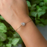 0.30 Carat Sleek Statement Lab Diamond Bracelet 14K Rose Gold