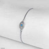 Evil Eye Diamond Bracelets 14K Yellow Gold