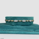 Prong Setting Diamond Bracelets 14K Yellow Gold