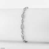 Prong Setting Diamond Bracelets 14K Yellow Gold