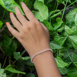 Trivelle Sparking Tennis Bracelet 9K Yellow Gold