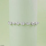 2 Carat Interlude Lab Diamond Bracelet 18K White Gold
