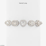 3 Carat Timeless Spark Lab Diamond Tennis Bracelet 14K White Gold