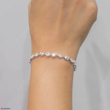 Shape of Sparkle Diamond Bracelets 14K Rose Gold