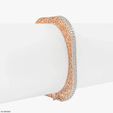 Legacy Filigree Diamond Kada Bracelet 9K White Gold