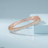 Legacy Filigree Diamond Kada Bracelet 9K White Gold