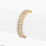 Stealler Cluster Diamond Bracelet 18K Yellow Gold