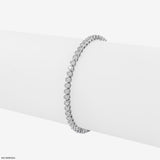 4 Cent Tennis Lab Diamond Dainty Bracelet 925 Sterling Silver