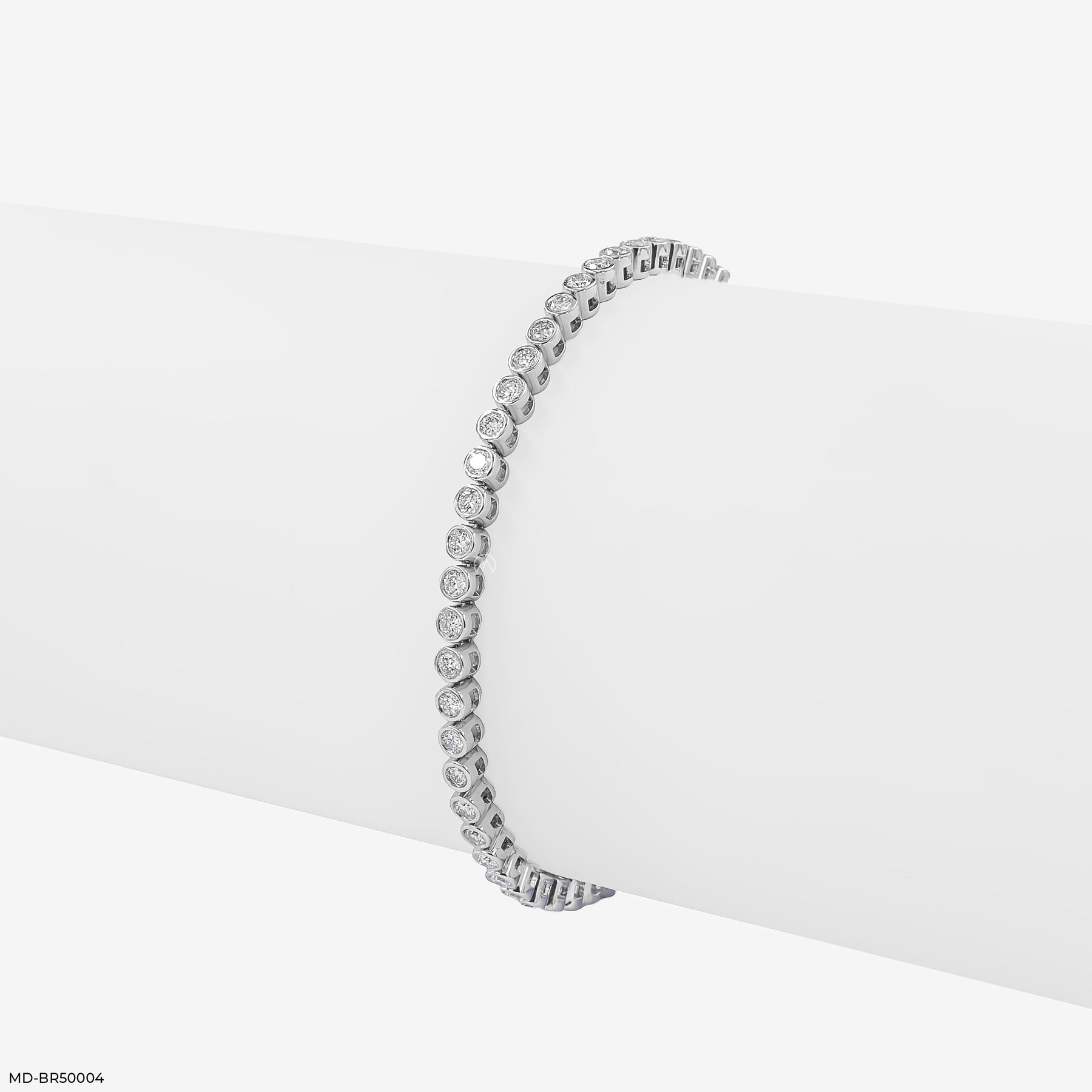 4 Cent Tennis Lab Diamond Dainty Bracelet 925 Sterling Silver