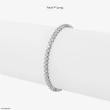 4 Cent Tennis Lab Diamond Dainty Bracelet 925 Sterling Silver