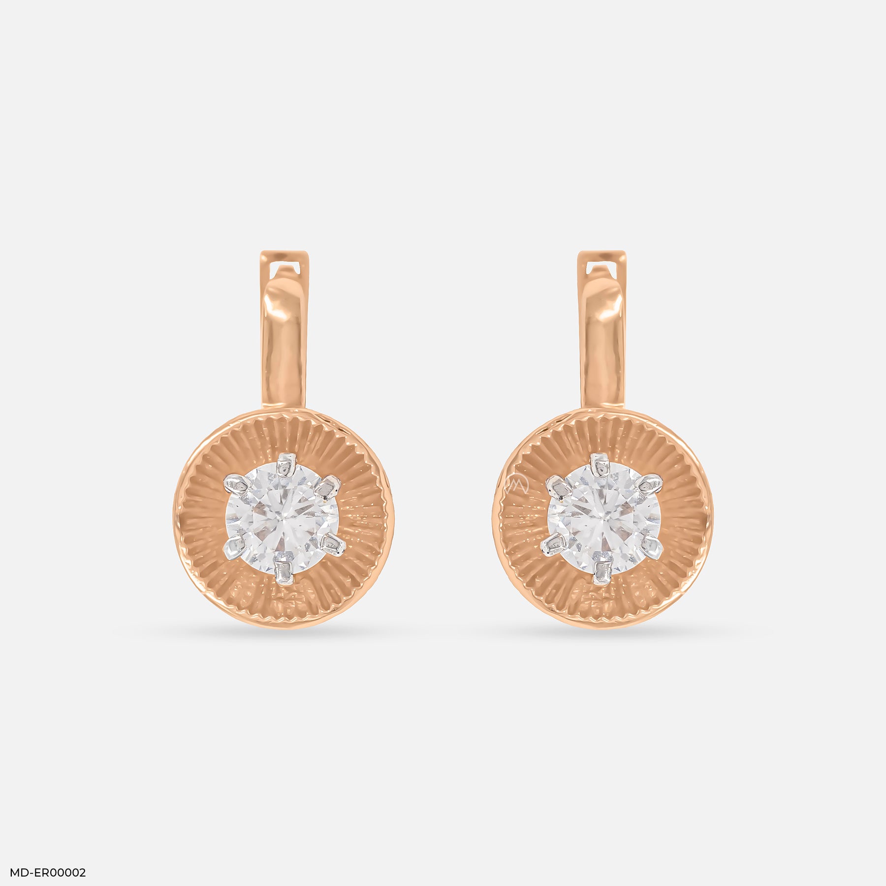 0.20 Carat Shiny Dot Earrings 14K Yellow Gold