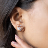 Dazzle Diamond Earrings 18K Rose Gold