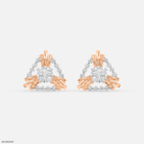 Dazzle Diamond Earrings 18K Rose Gold