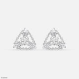 Dazzle Diamond Earrings 14K White Gold
