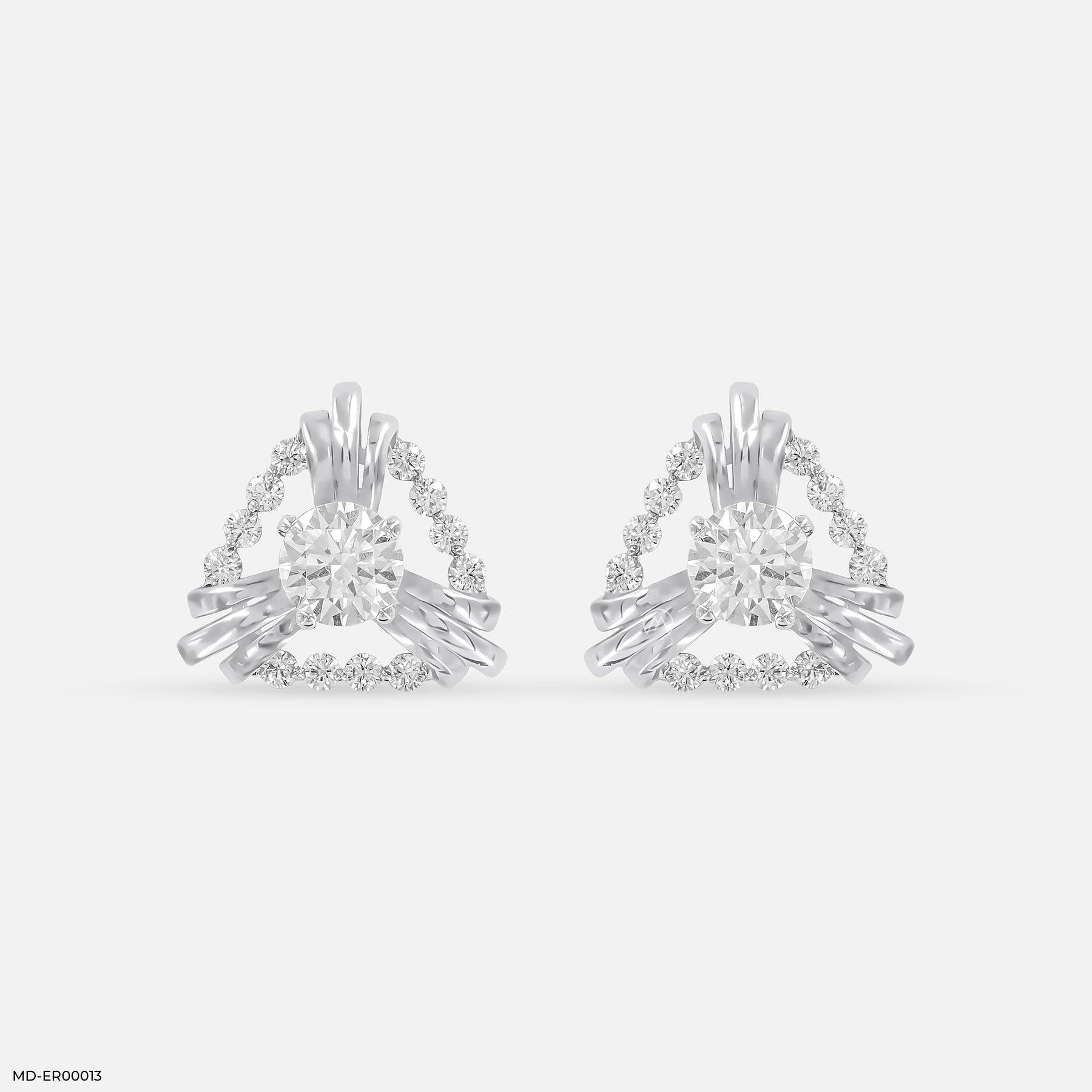 Dazzle Diamond Earrings 18K Rose Gold