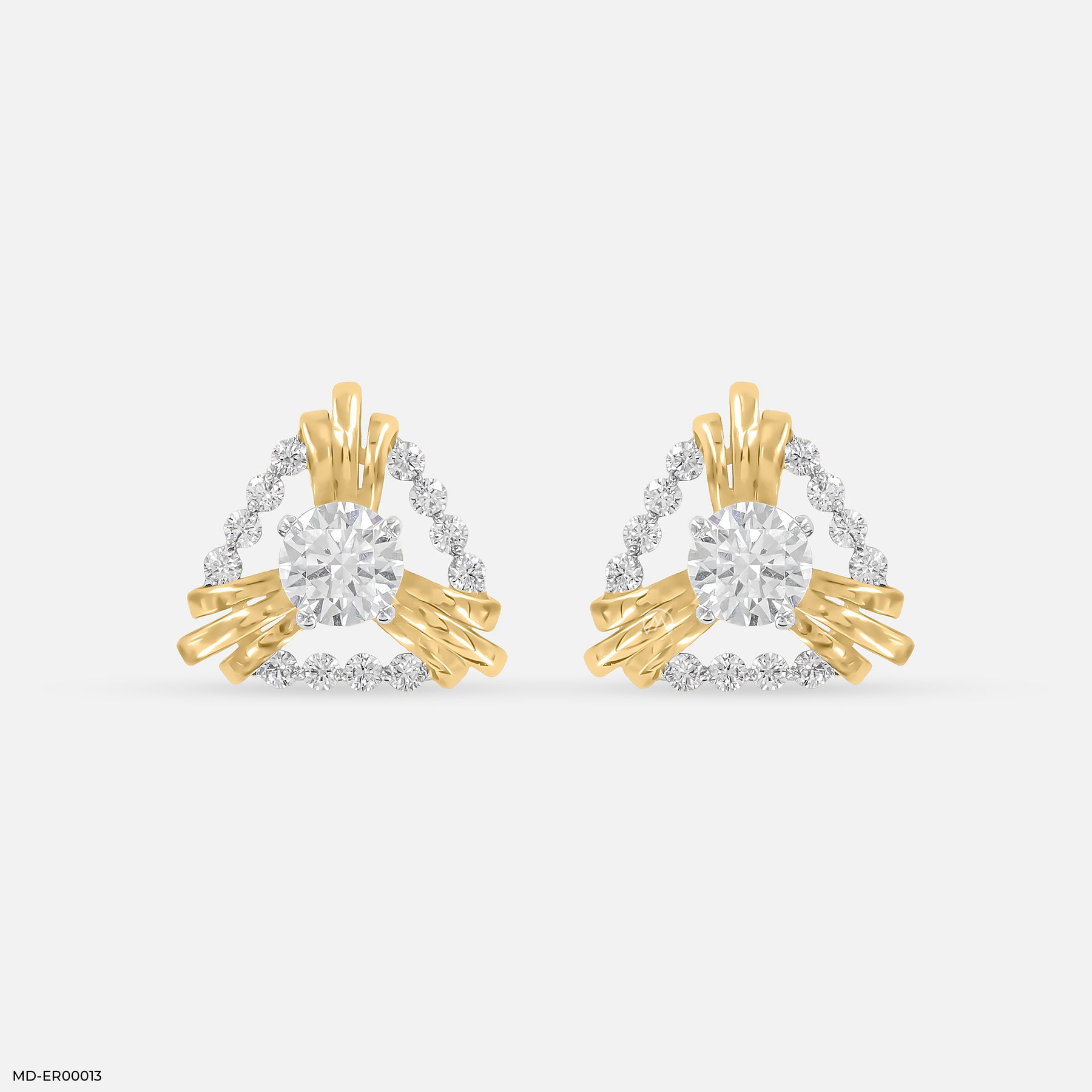 Dazzle Diamond Earrings 18K Rose Gold