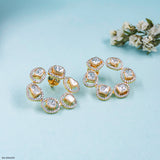 1.5 Carat Magnolia Lab Diamond Hoops 14K Yellow Gold