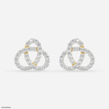 Scatter Waltz Bloom Diamond Earrings 14K Rose Gold