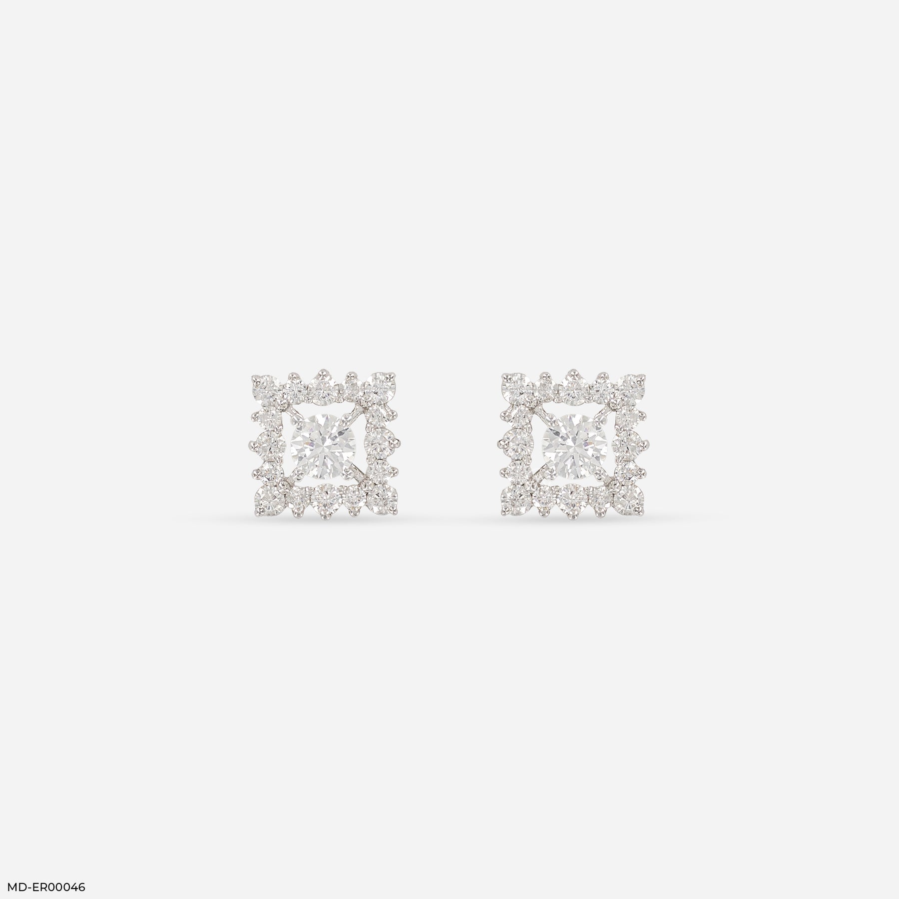 0.20 Carat SquarePop Earrings 14K Yellow Gold